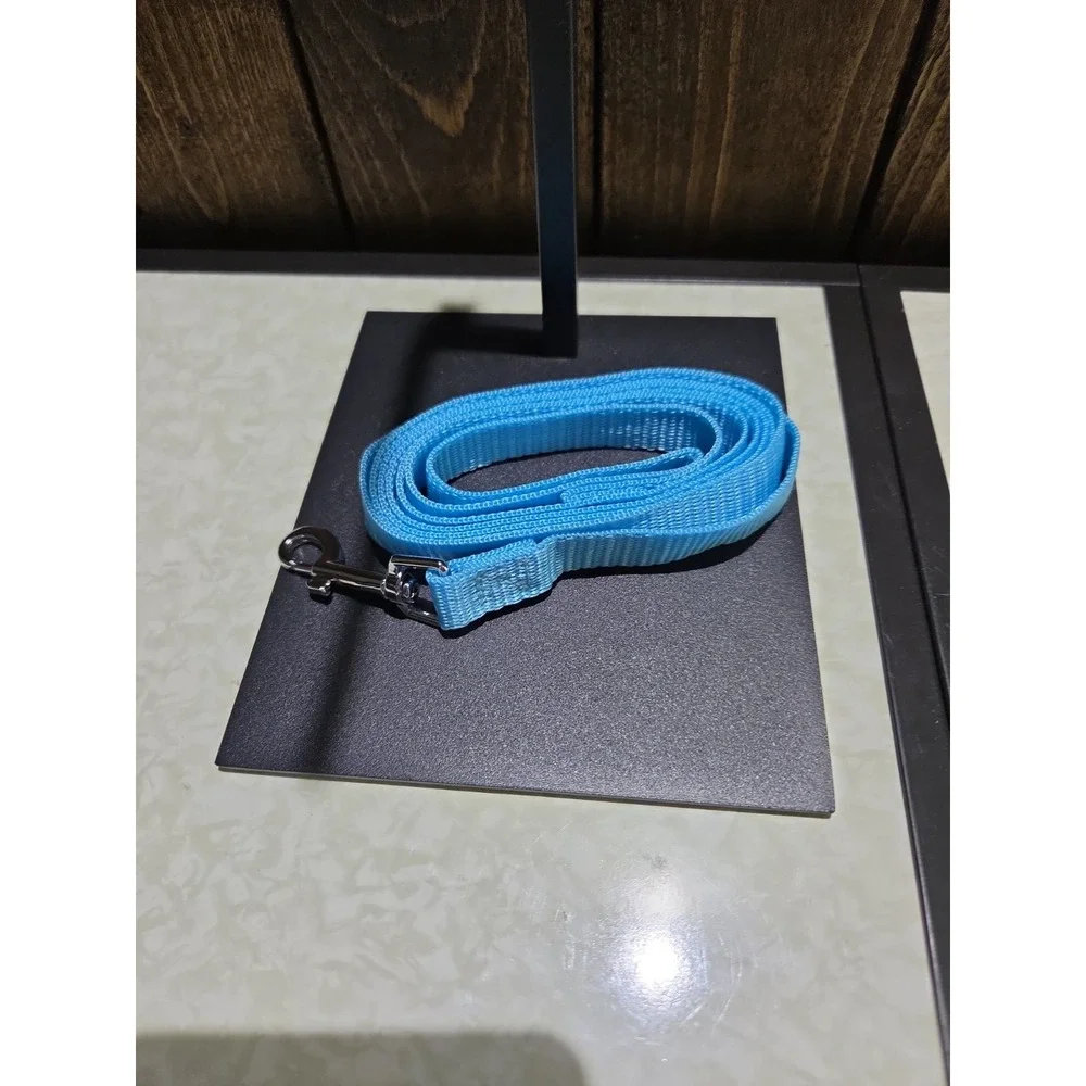 X-Small Pink & Blue Dog Harness W/leash
